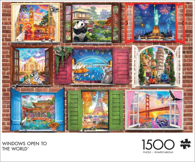 Buffalo Games - Dominic Davison - Windows Open to The World - 1500 Piece Jigsaw Puzzle for Adults Challenging Puzzle Perfect for Game Nights - Image 2